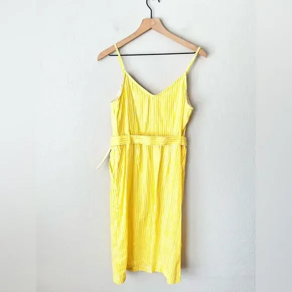 Ted Baker yellow stripe summer sundress dress 2 NEW - Picture 8 of 11